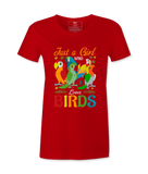 Just A Girl Who Loves Birds  Tshirt