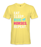 Eat Sleep Ride Horses Repeat - T-shirt