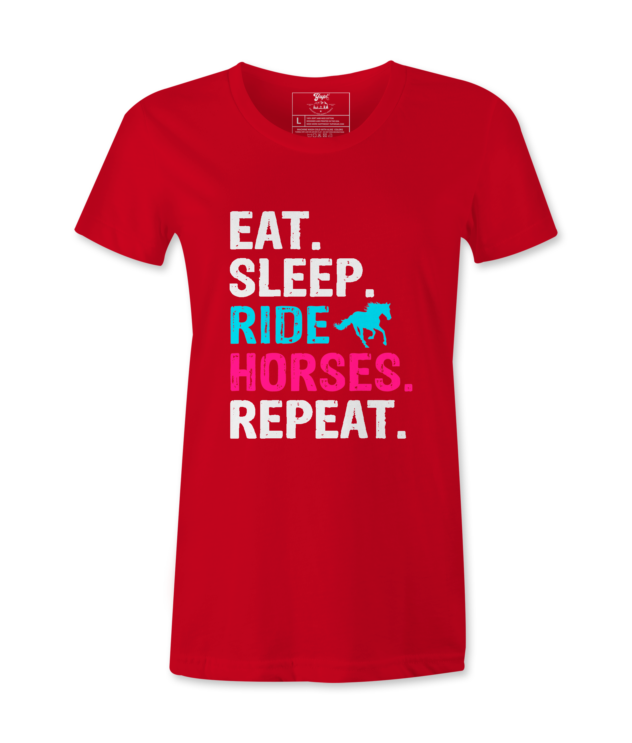 Eat Sleep Ride Horses Repeat - T-shirt