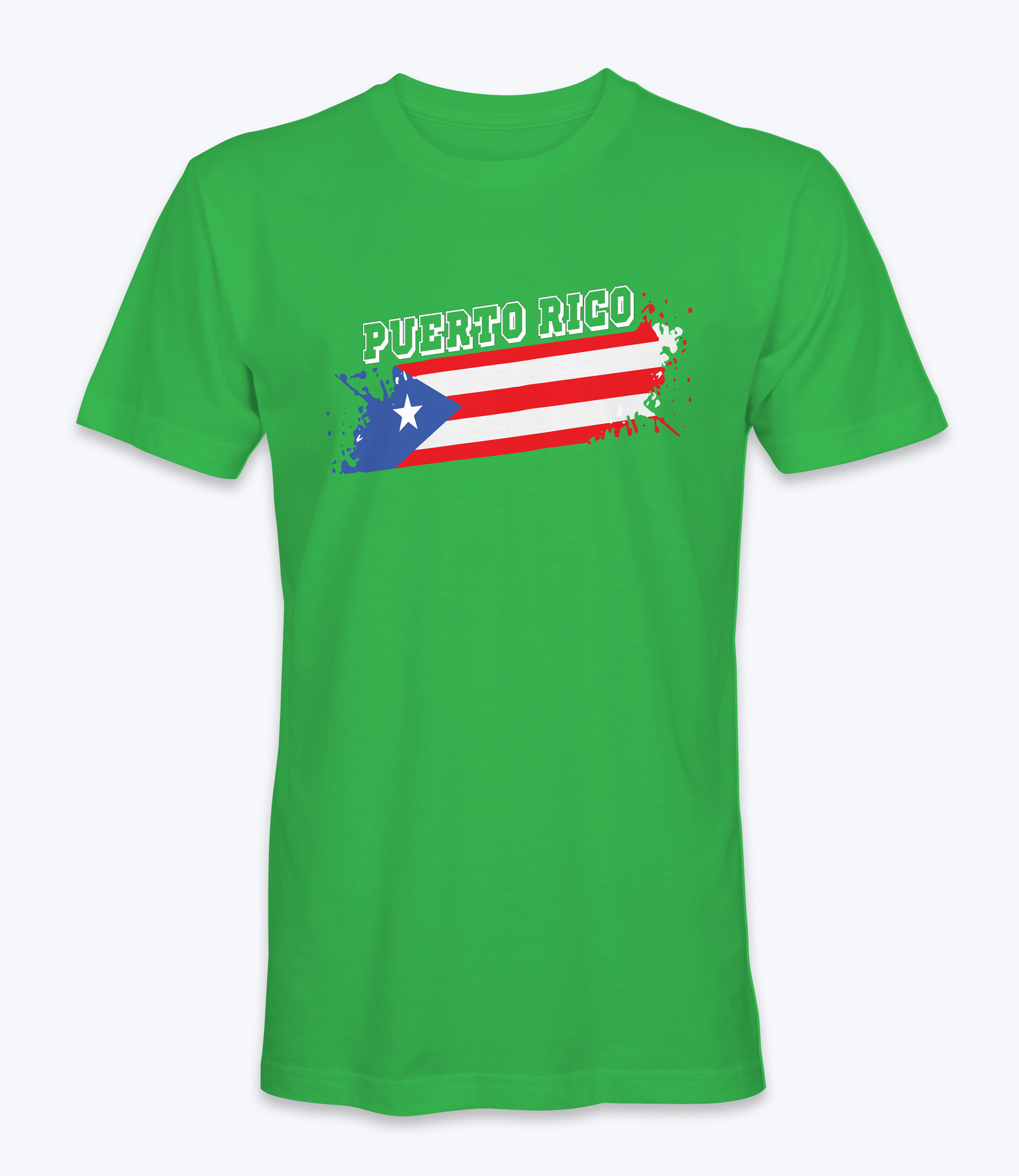 Puerto Rico Island and Flag T-Shirt