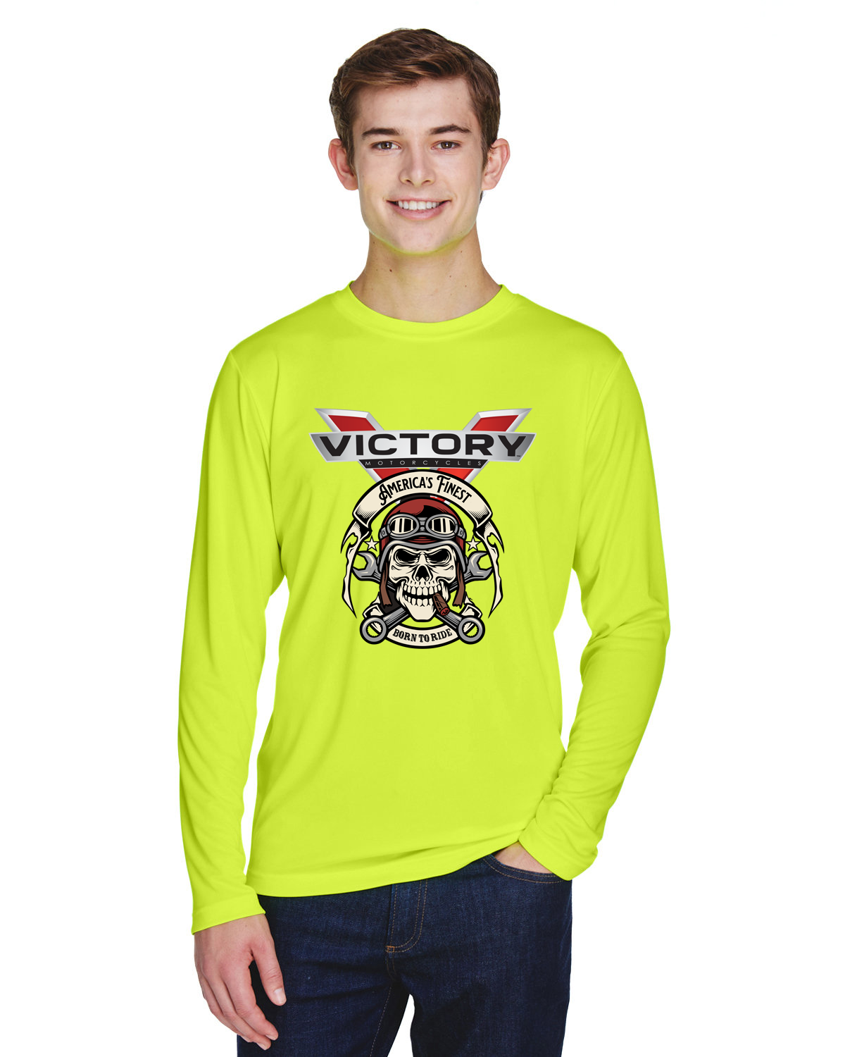 Victory Born to Ride  Performance Long Sleeve Shirt