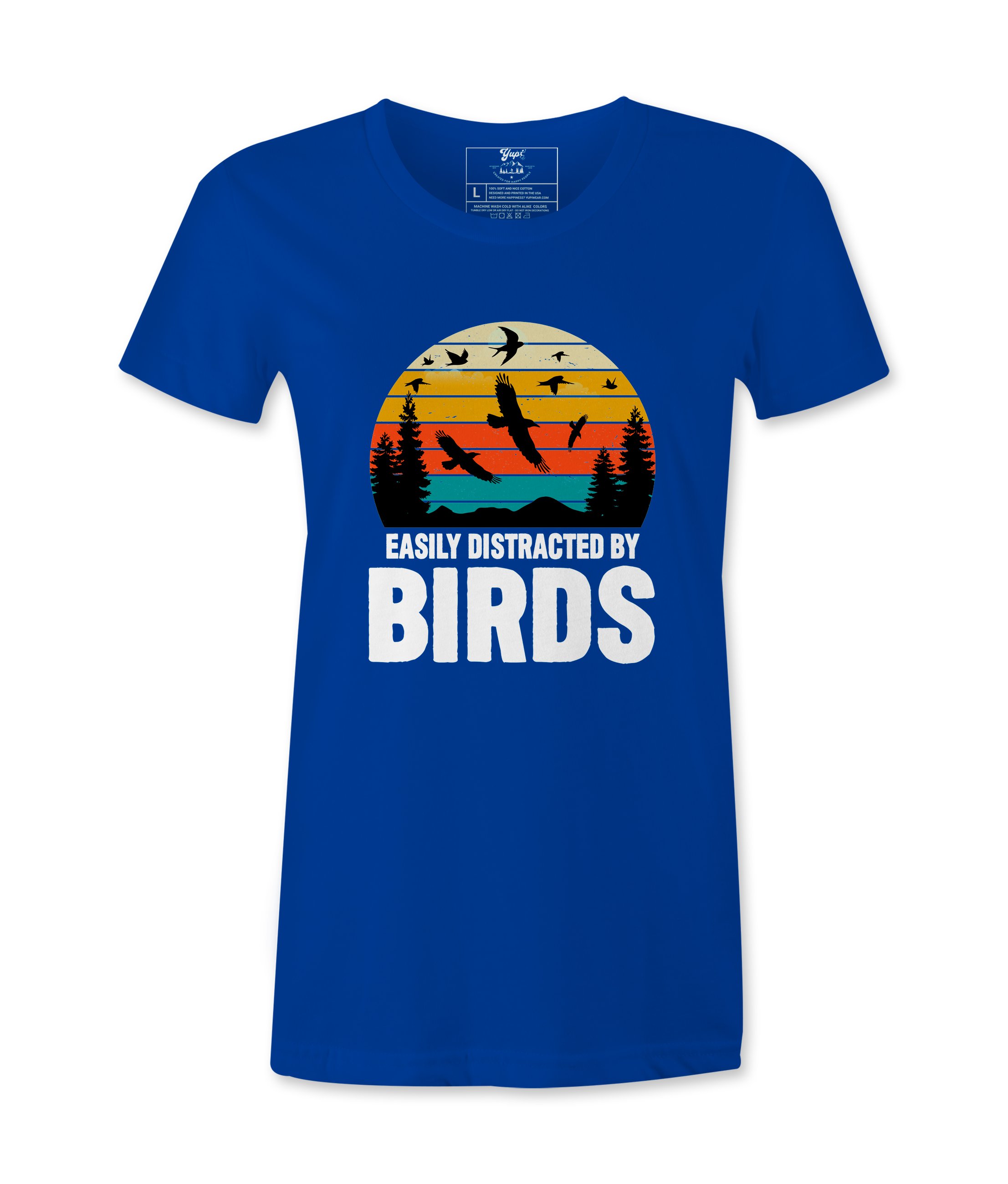 Easily Distracted By Birds - Female Tshirt