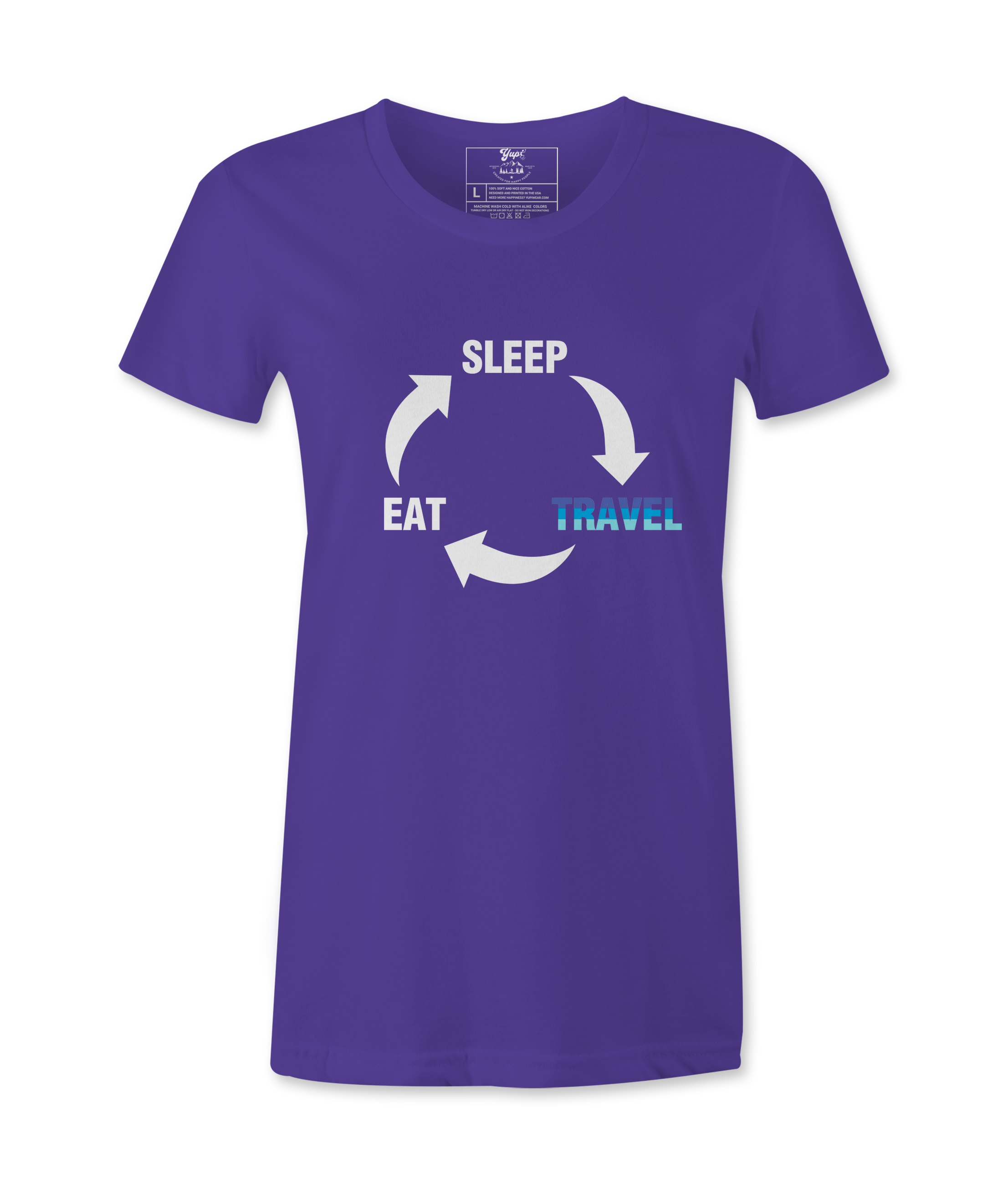 Eat Sleep Travel - T-shirt