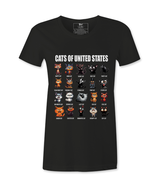 Cats of USA - T-shirt
