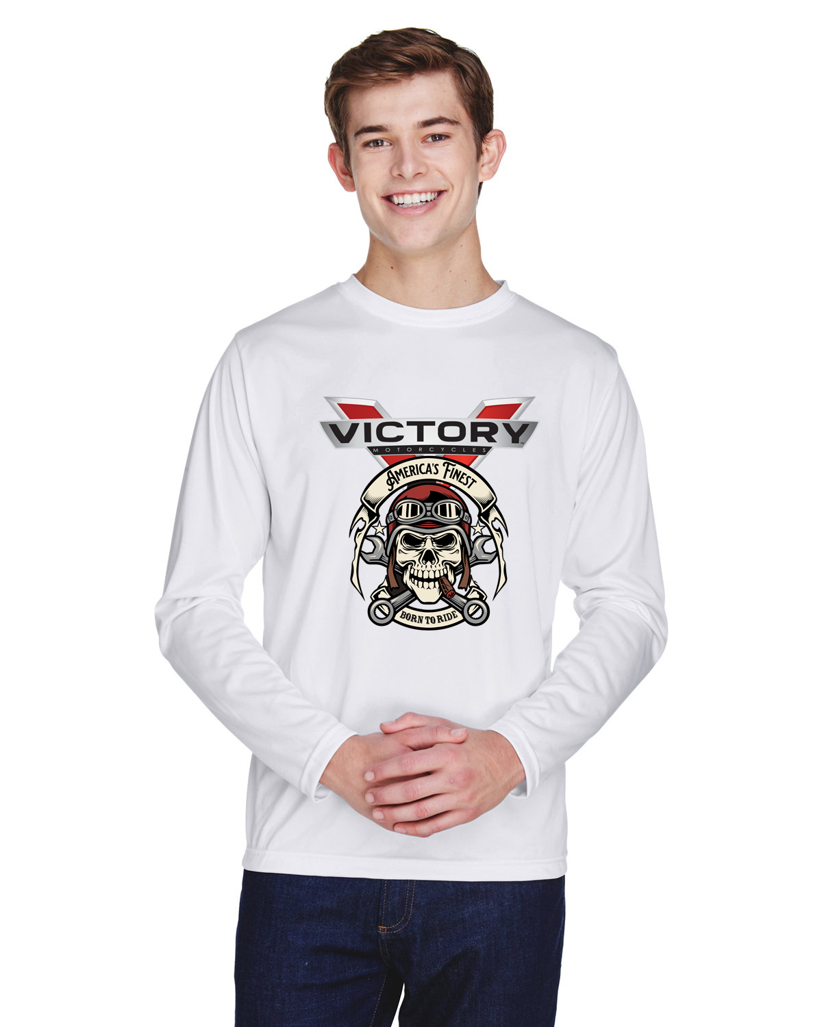 Victory Born to Ride  Performance Long Sleeve Shirt