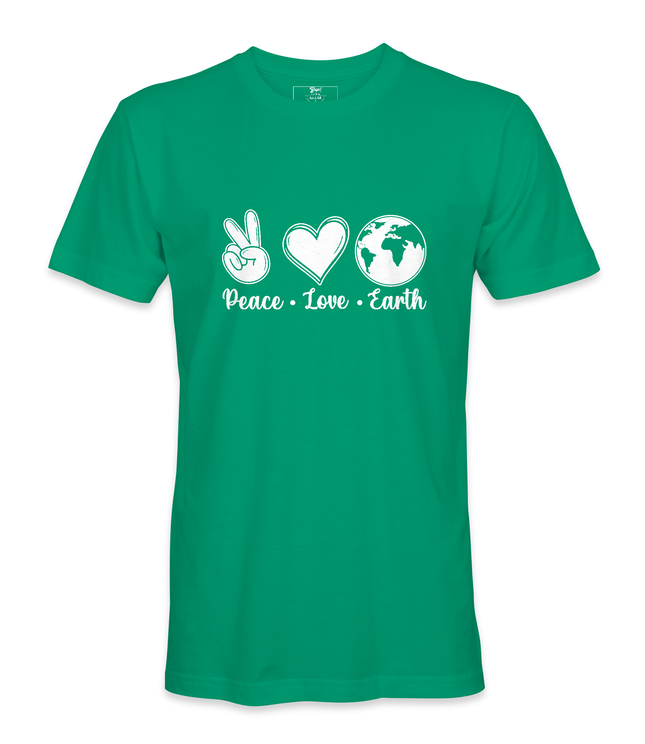 Peace, Love, Earth - T-shirt