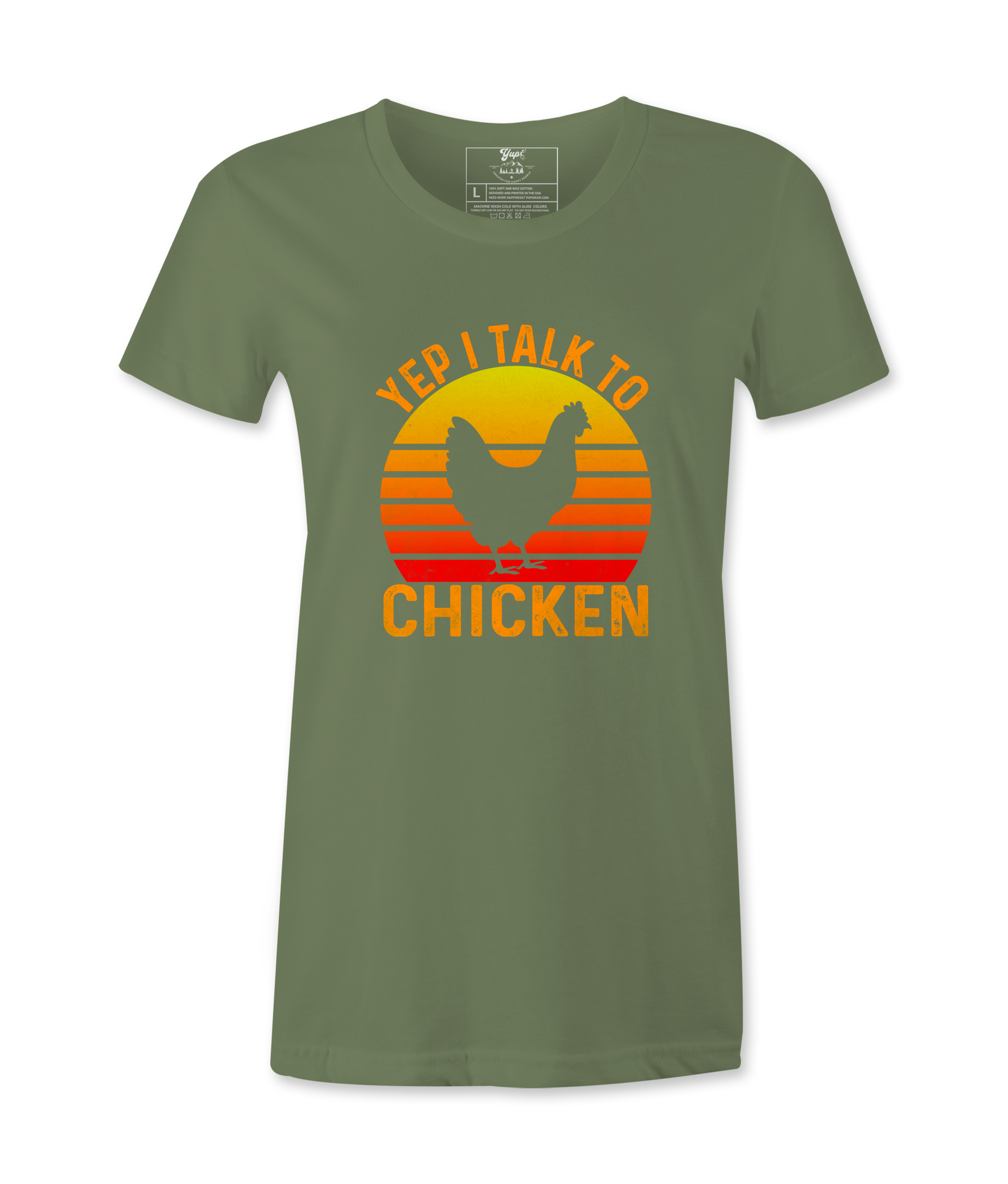 Yep, I Talk To Chicken - T-shirt