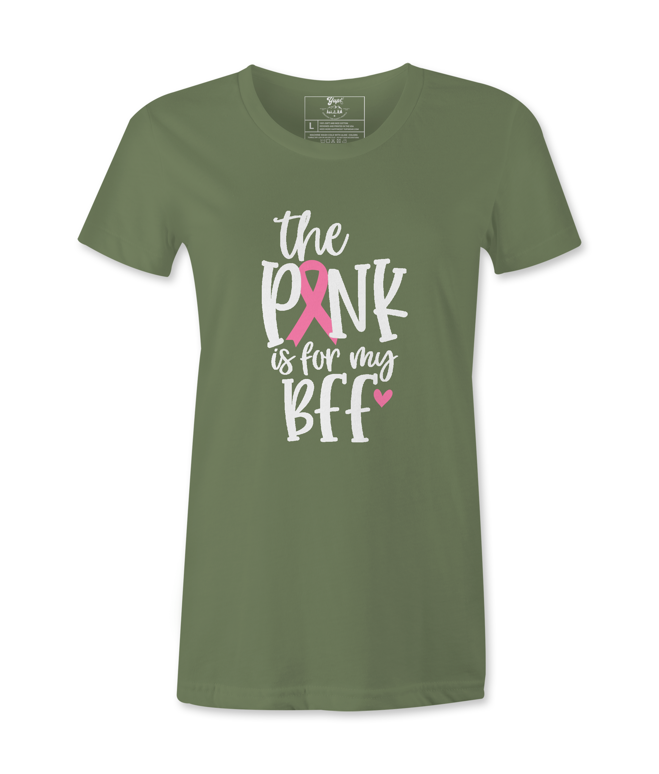 The Pink Is For My BFF - T-shirt