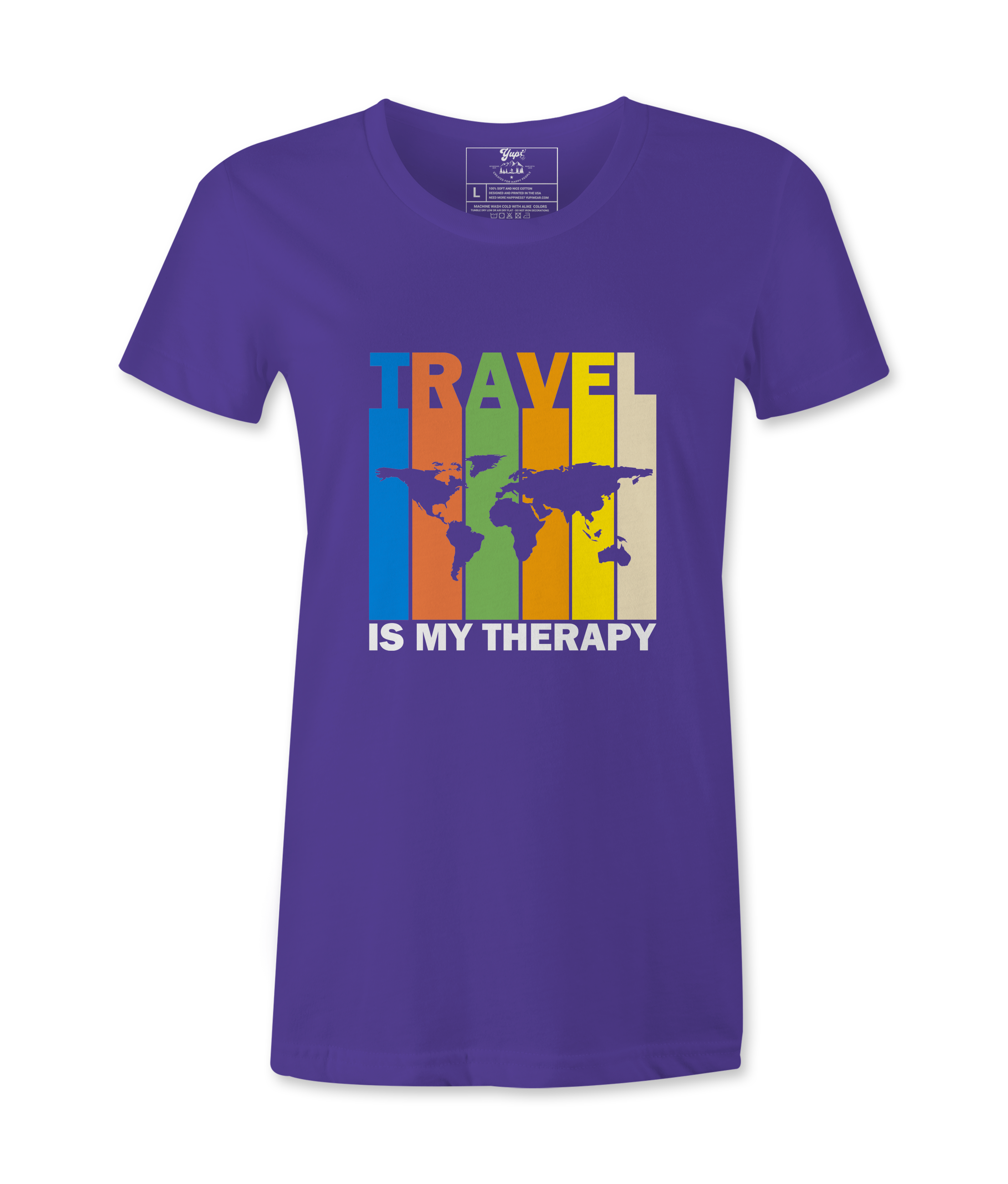 TravelIs My Therapy - T-shirt