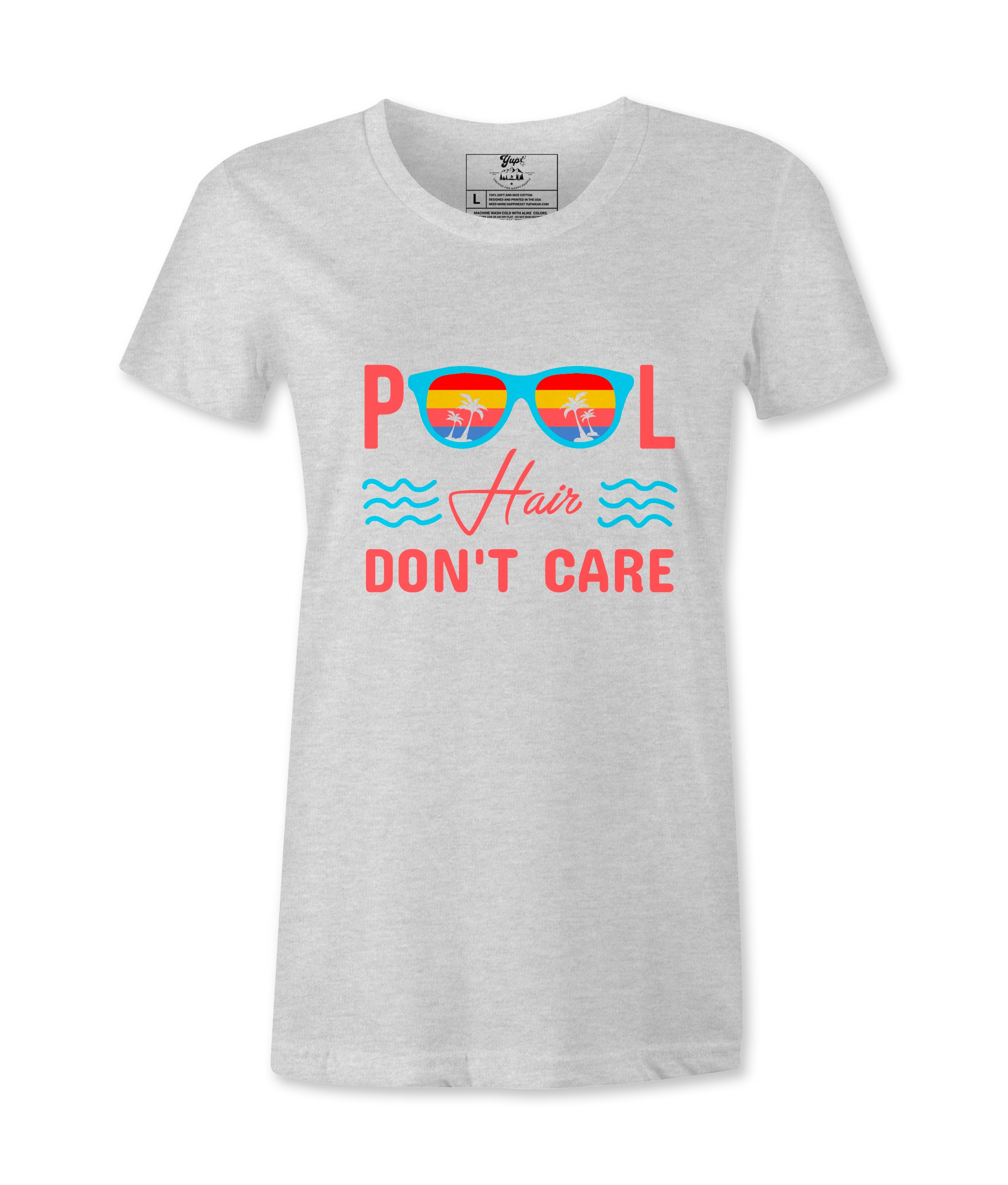 Pool Hair Don't Care - T-shirt