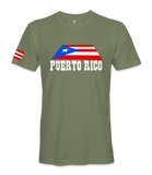 Puerto Rico Flag  in Island T-shirt