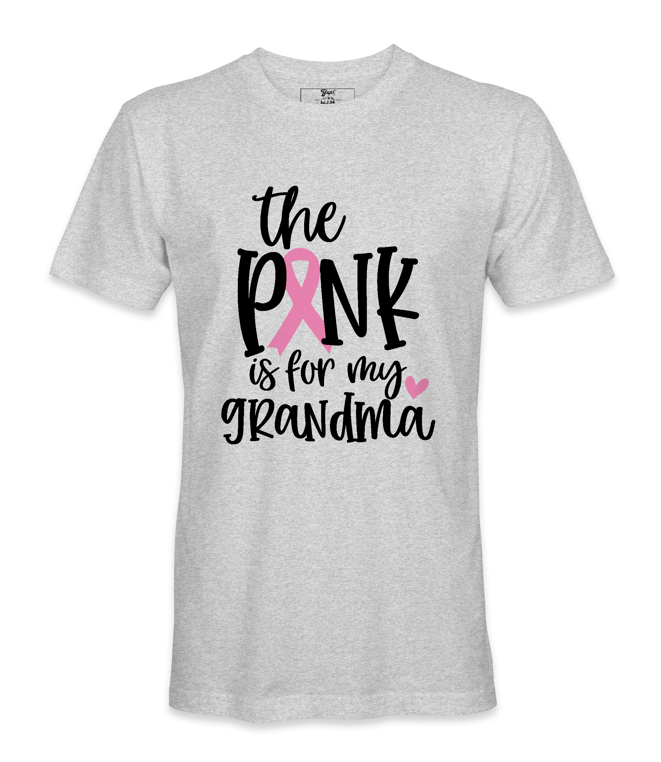 The Pink Is For My. Grandma - T-shirt