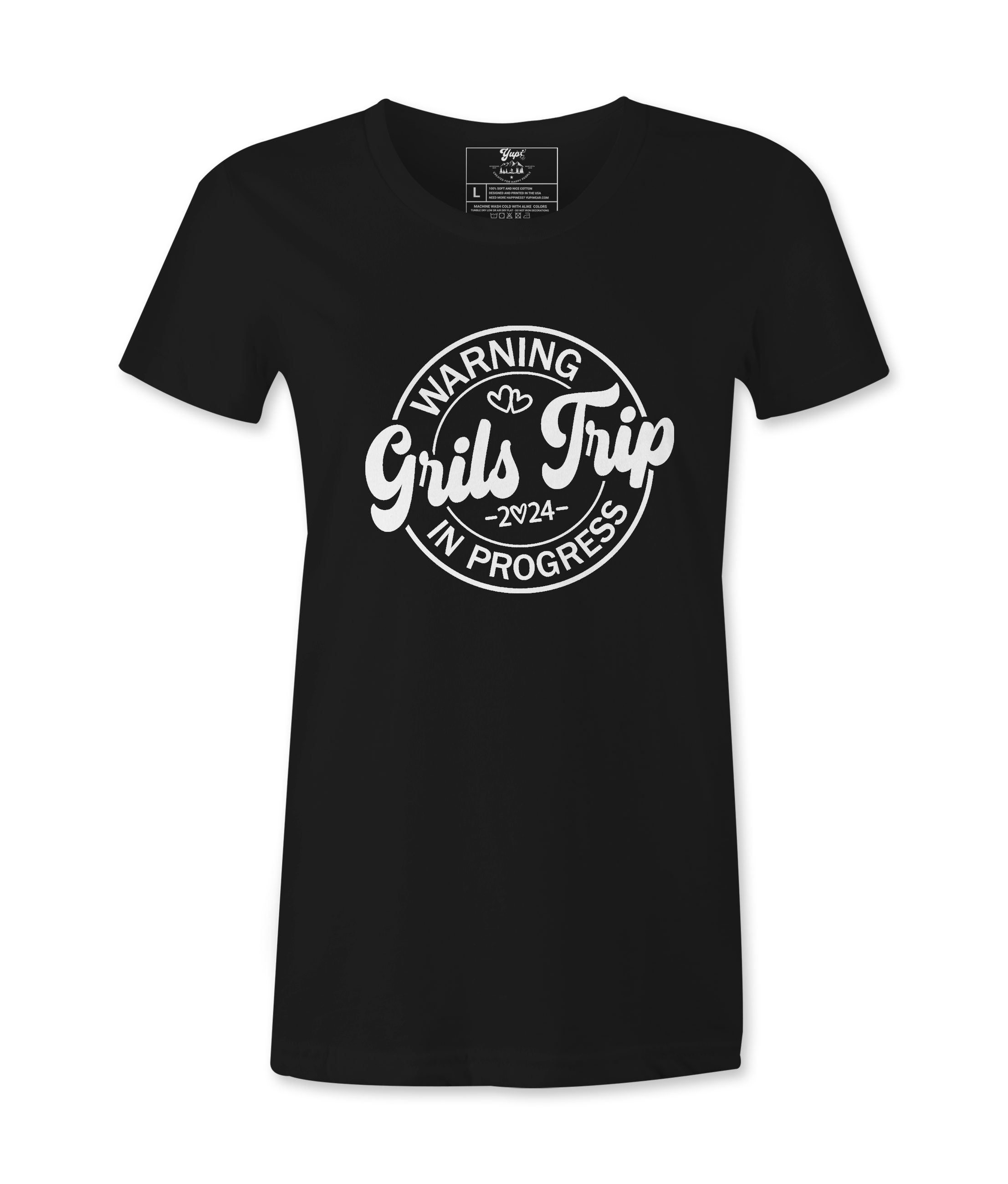 Warning Girls Trip 2024 - T-shirt