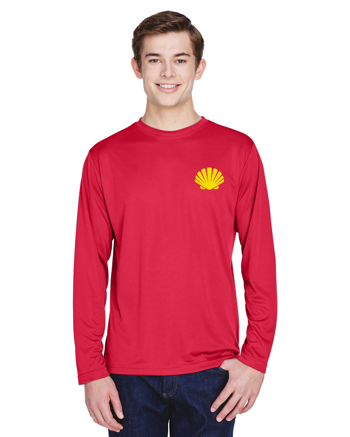 Buen Camino  (Back) Performance Long Sleeve Shirt