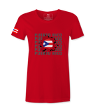 Puerto Rico Flag Female T-shirt