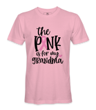 The Pink Is For My. Grandma - T-shirt