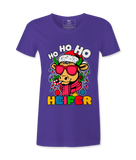 Ho Ho Ho  Heifer  - T-Shirt