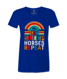 Eat Sleep Horses Repeat. - T-shirt