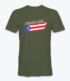 Puerto Rico Island and Flag T-Shirt