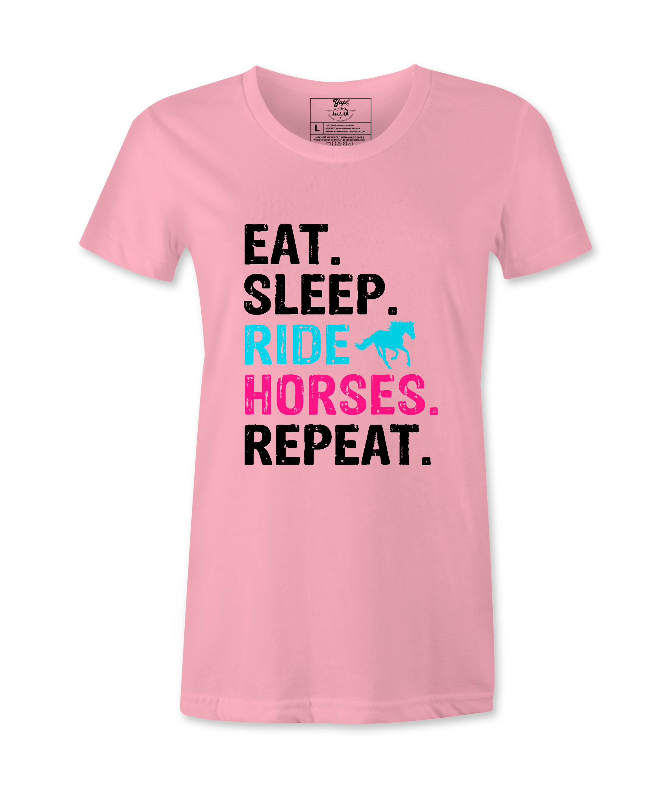 Eat Sleep Ride Horses Repeat - T-shirt