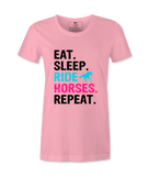 Eat Sleep Ride Horses Repeat - T-shirt