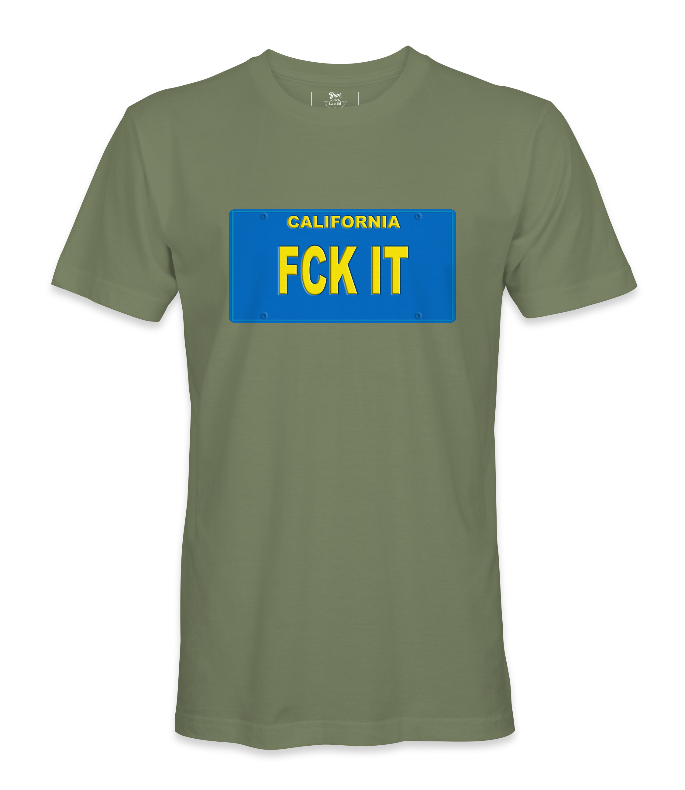 FCK IT  License Plate T=Shirt