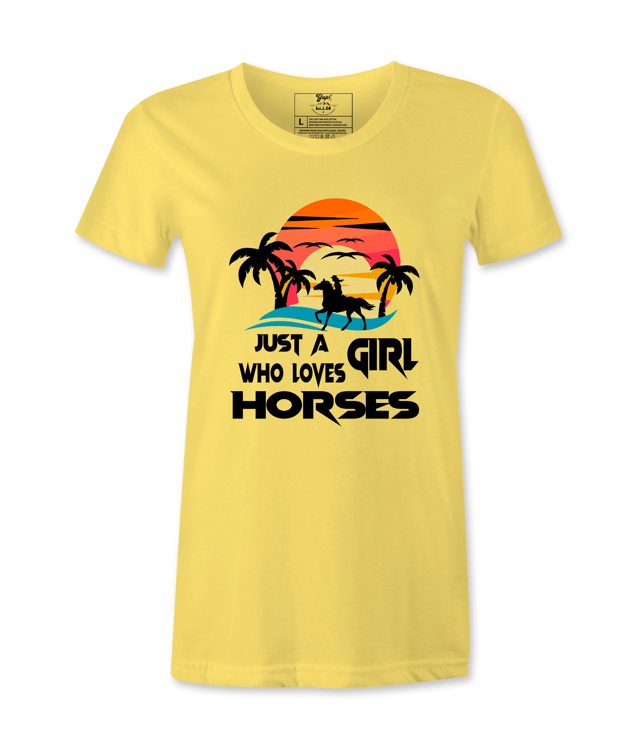 Just Who Loves Horses - T-Shirt