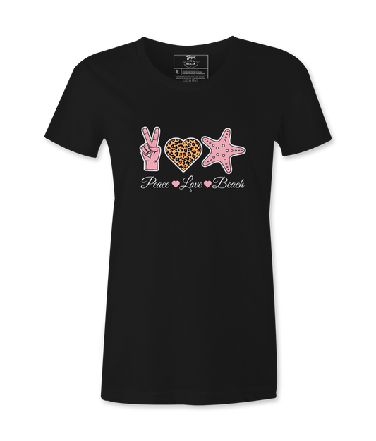 Peace Love Beach - T-shirt