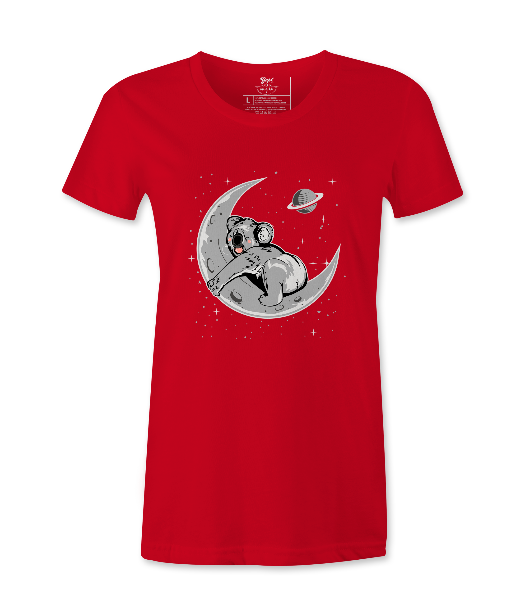 Bear On The Moon - T-shirt