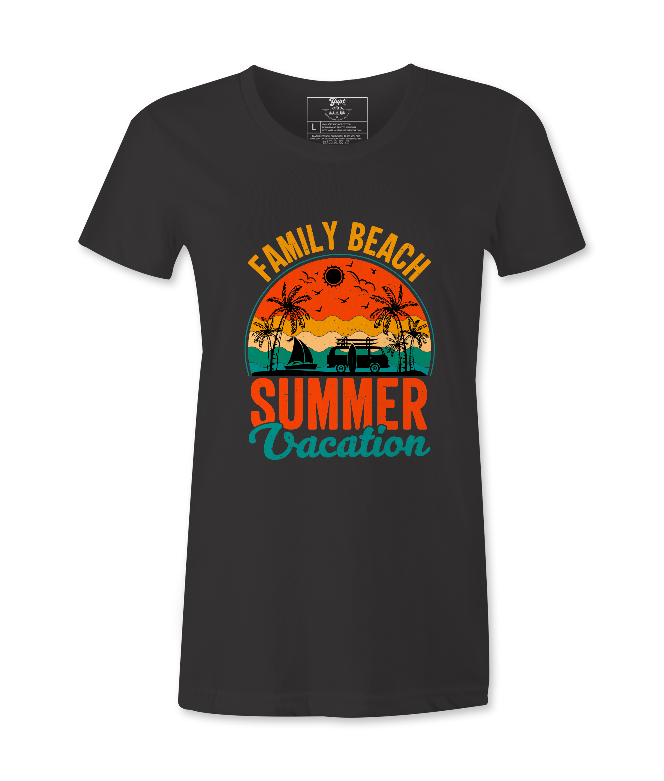 Family Beach Summer - T-shirt