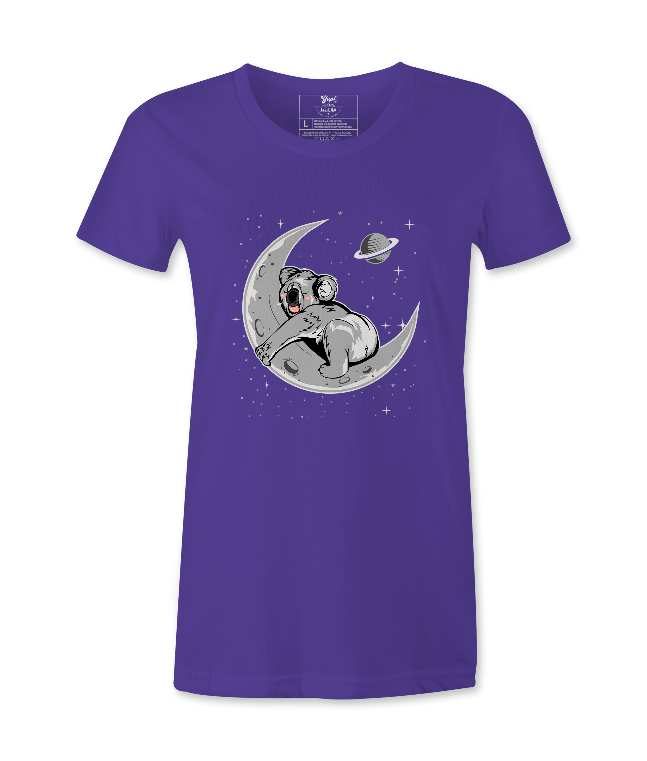 Bear On The Moon - T-shirt