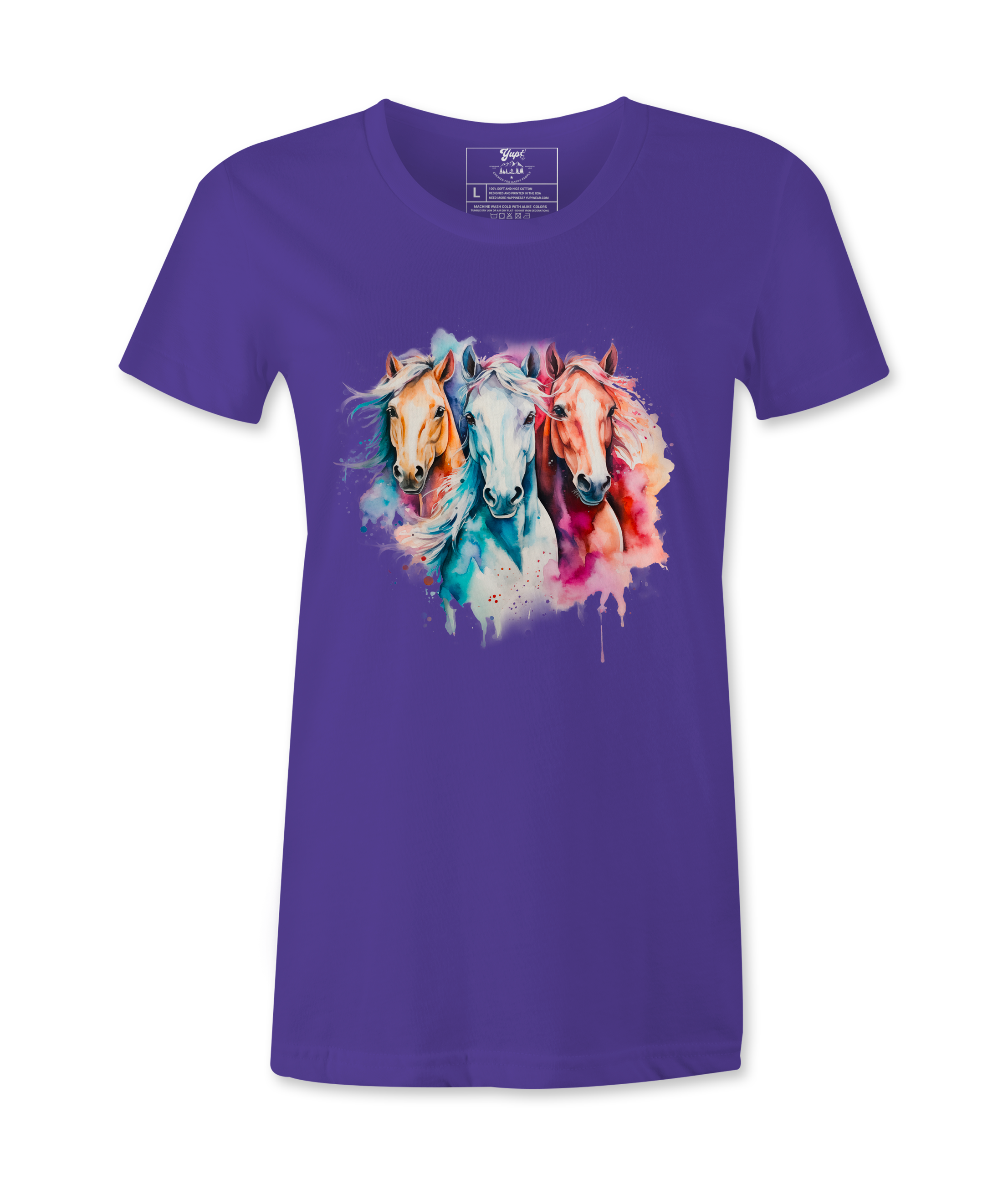 3 Horses - T-shirt