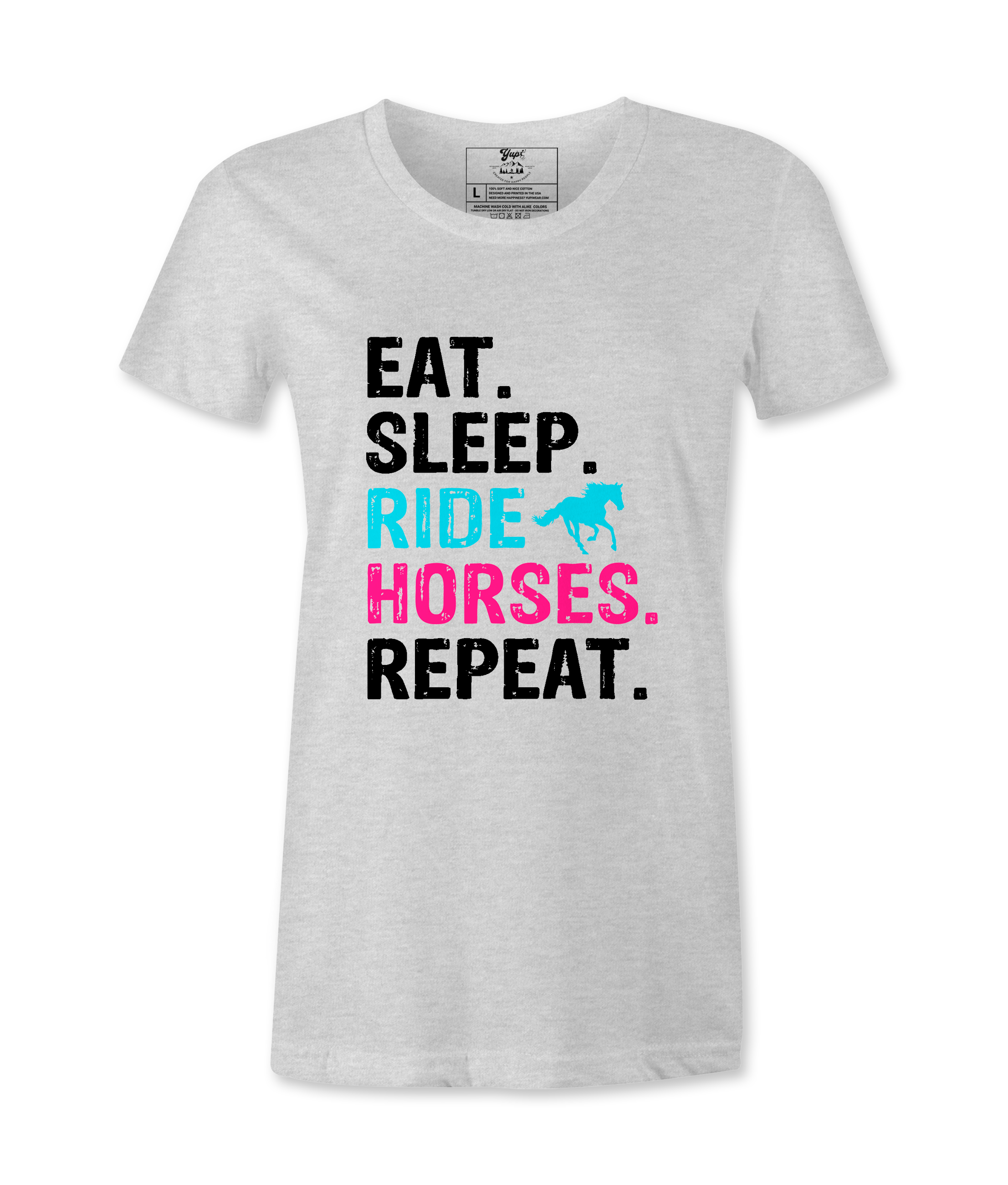 Eat Sleep Ride Horses Repeat - T-shirt