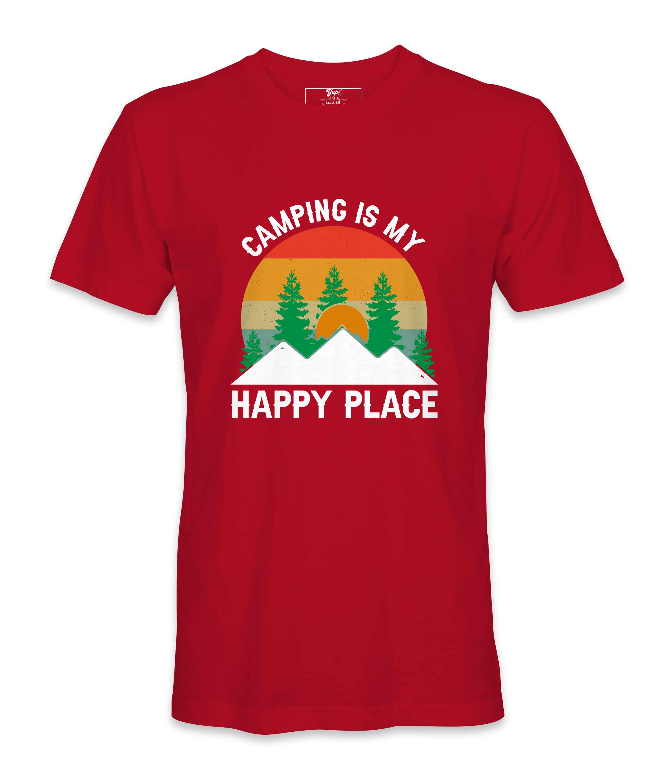 Camping Is My Happy Place - T-shirt