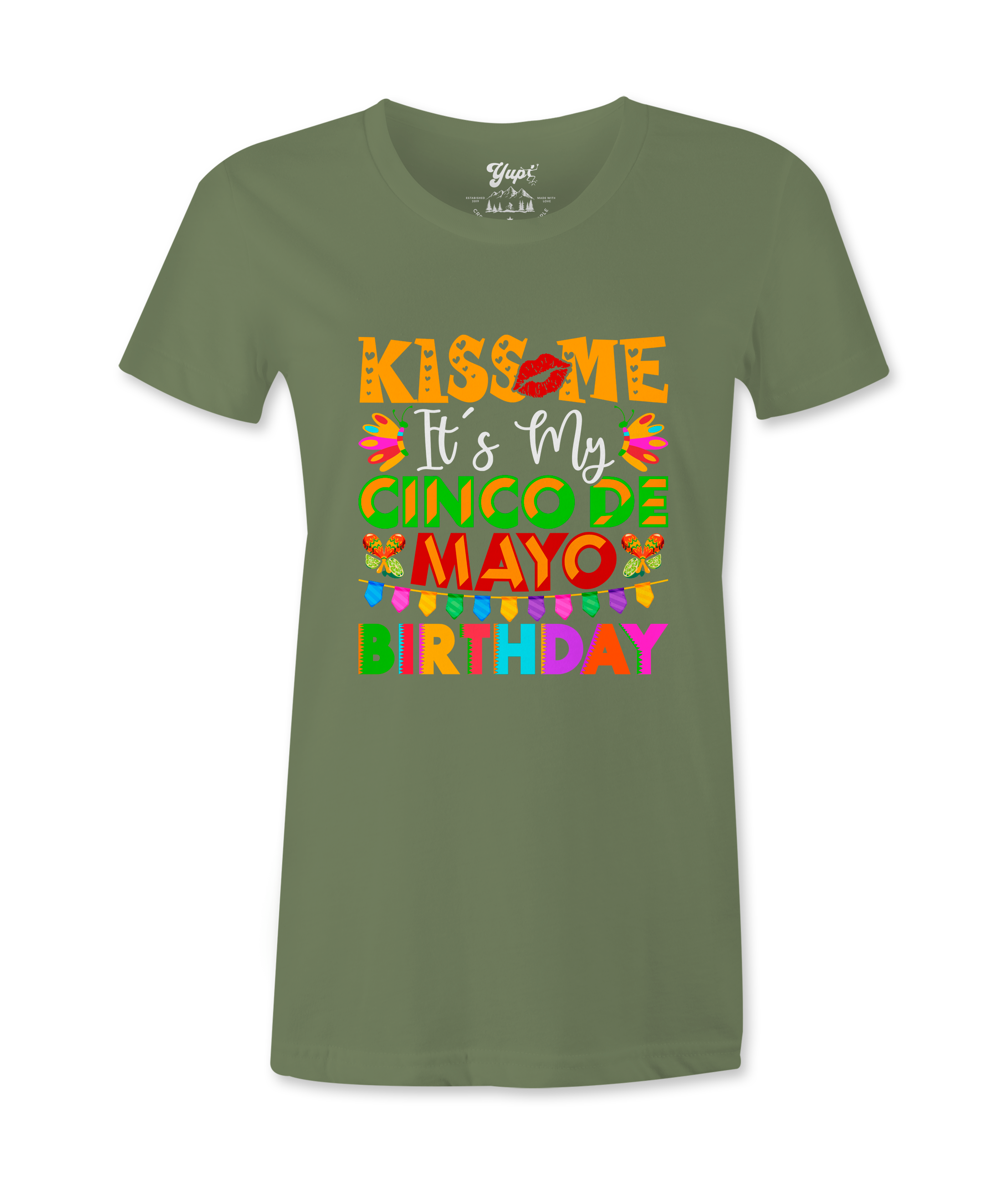 Kiss Me, It's My 5 De Mayo Birthday - T-shirt