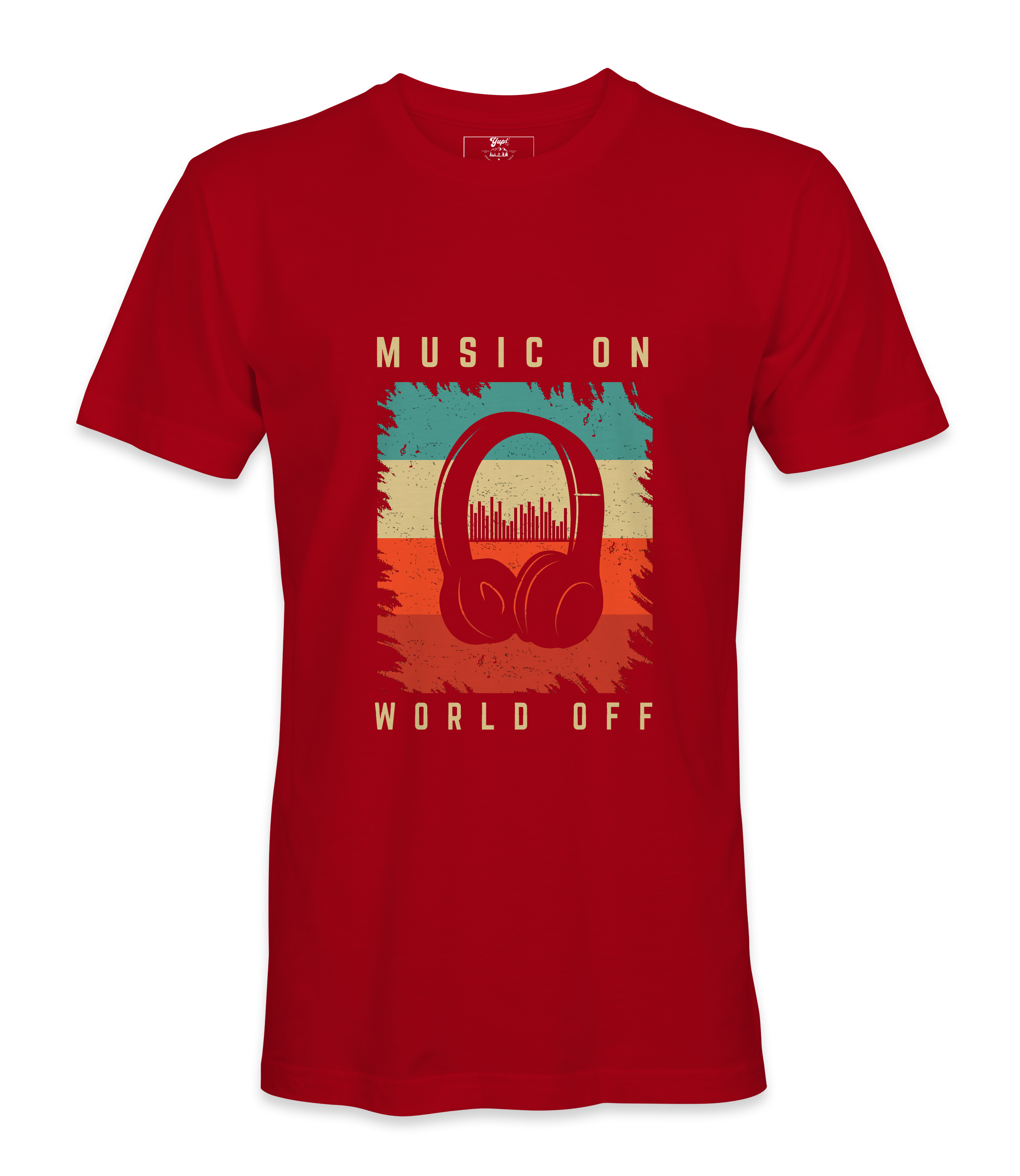 Music ON World Off - T-shirt