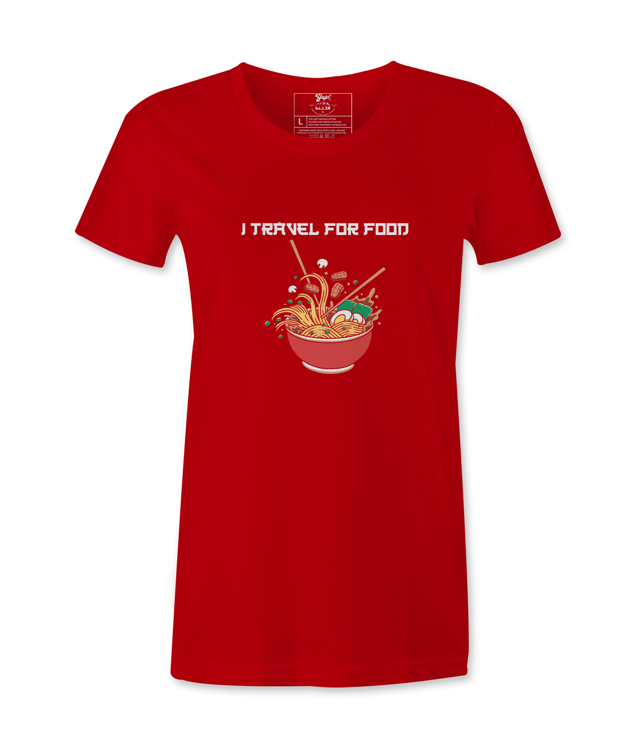 I Travel For Food - T-shirt