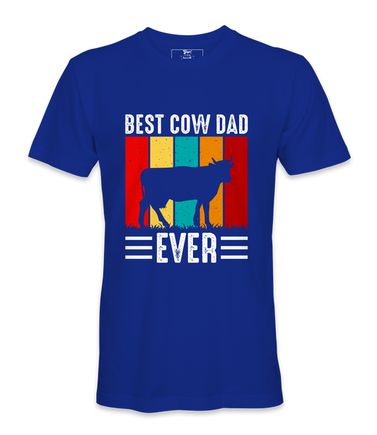 Best Cow Dad Ever - T-Shirt
