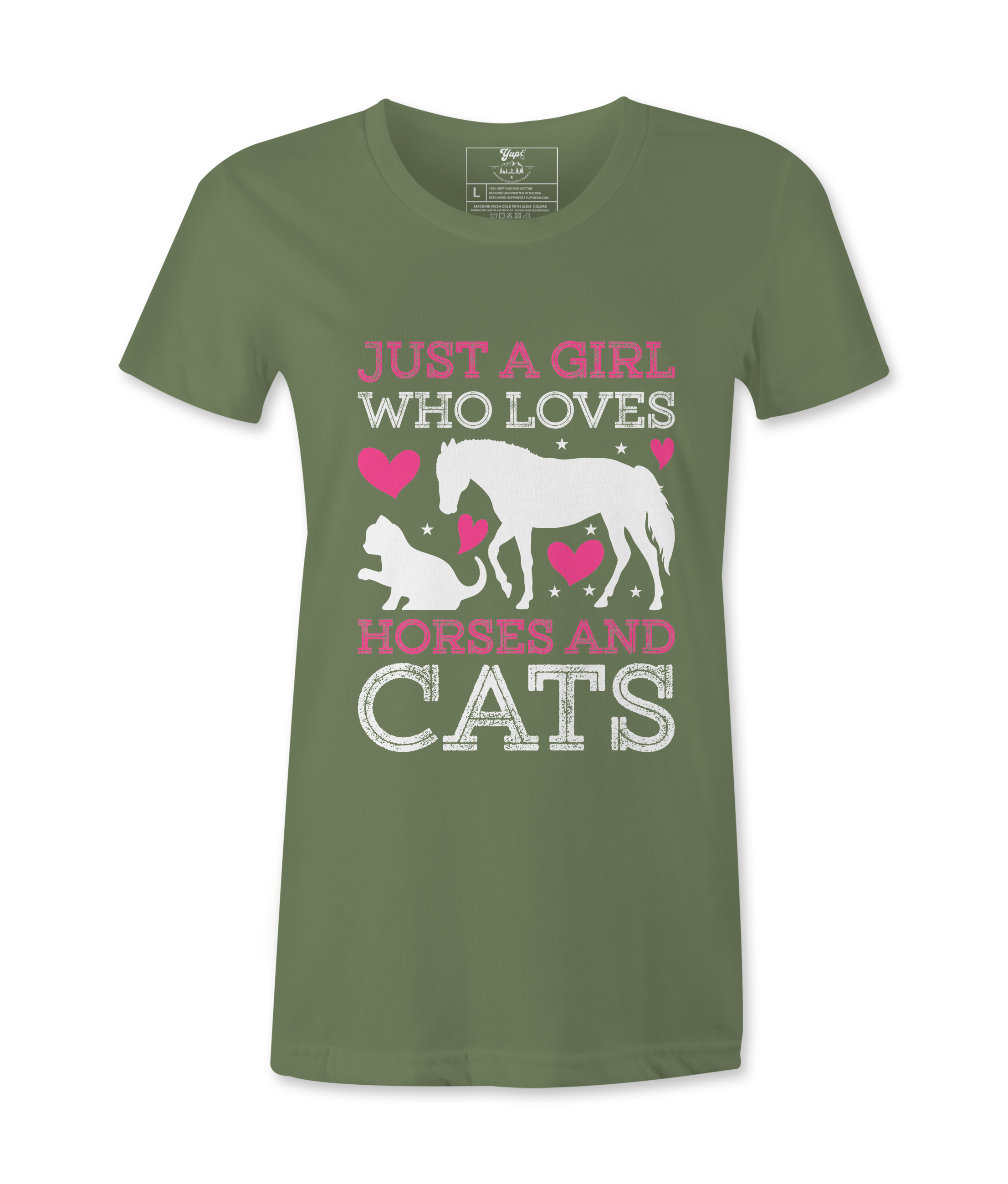 Just A Girl Who Loves - T-Shirt