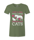 Just A Girl Who Loves - T-Shirt