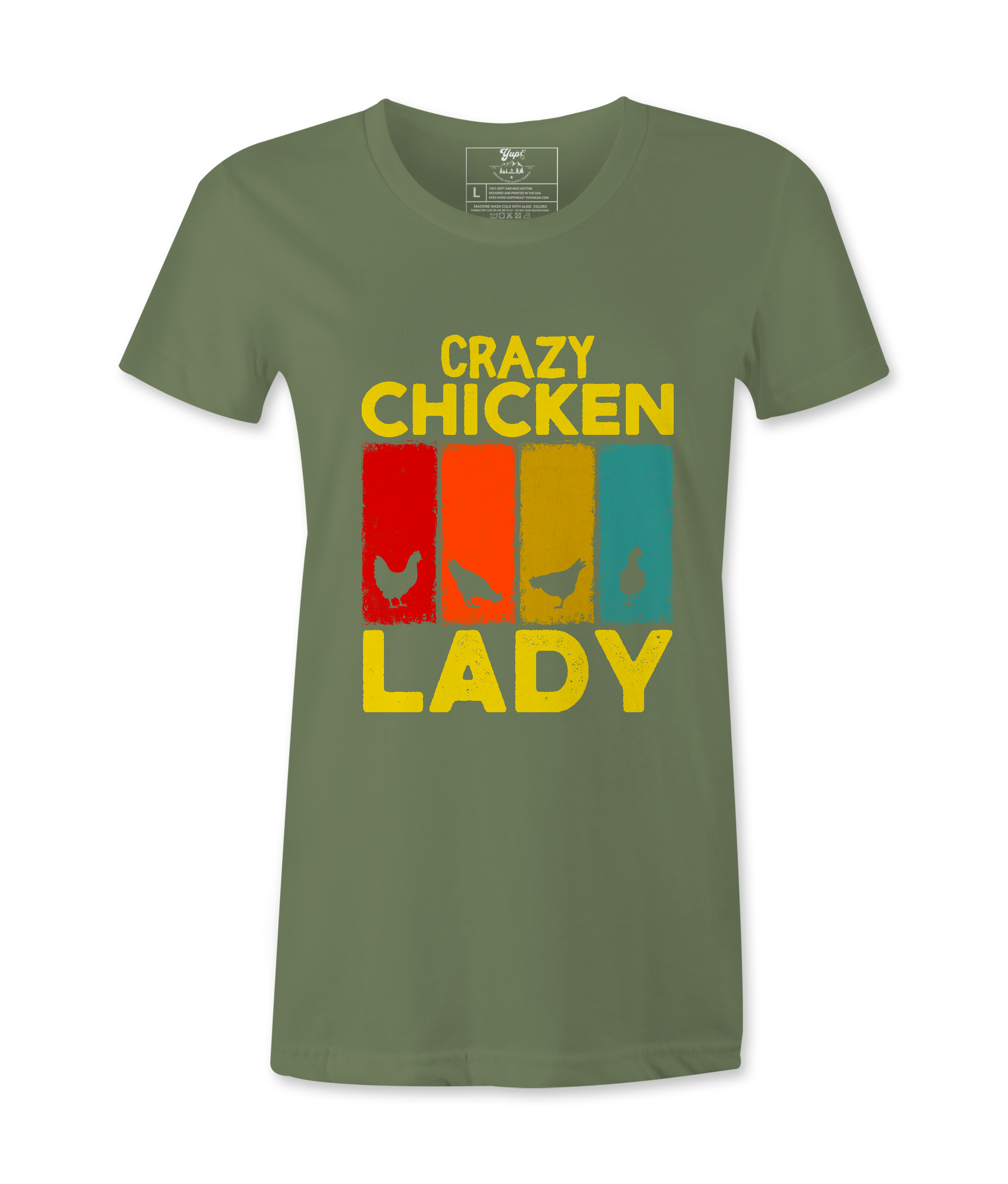 Crazy Chicken Lady - T-Shirt