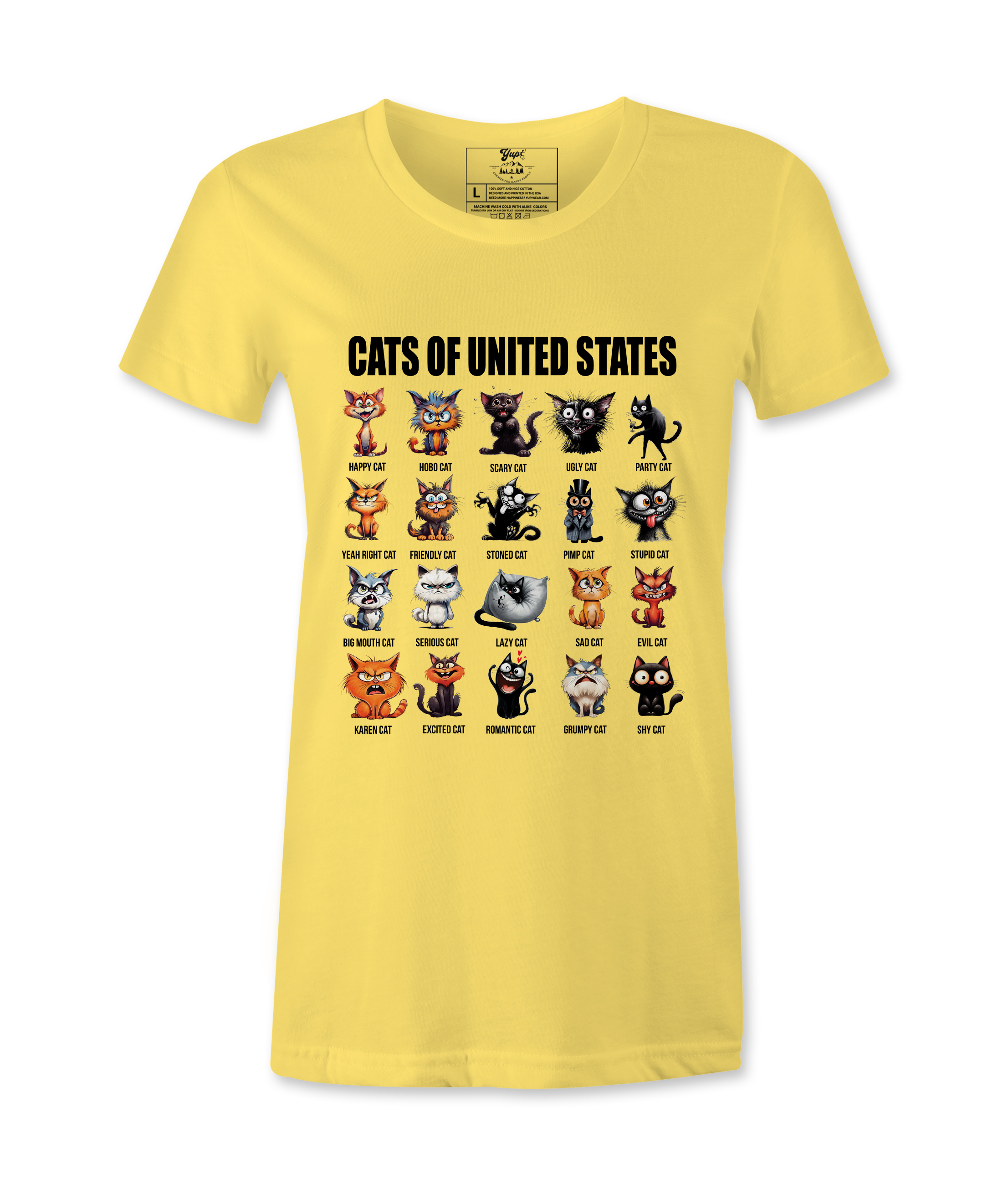 Cats of USA - T-shirt