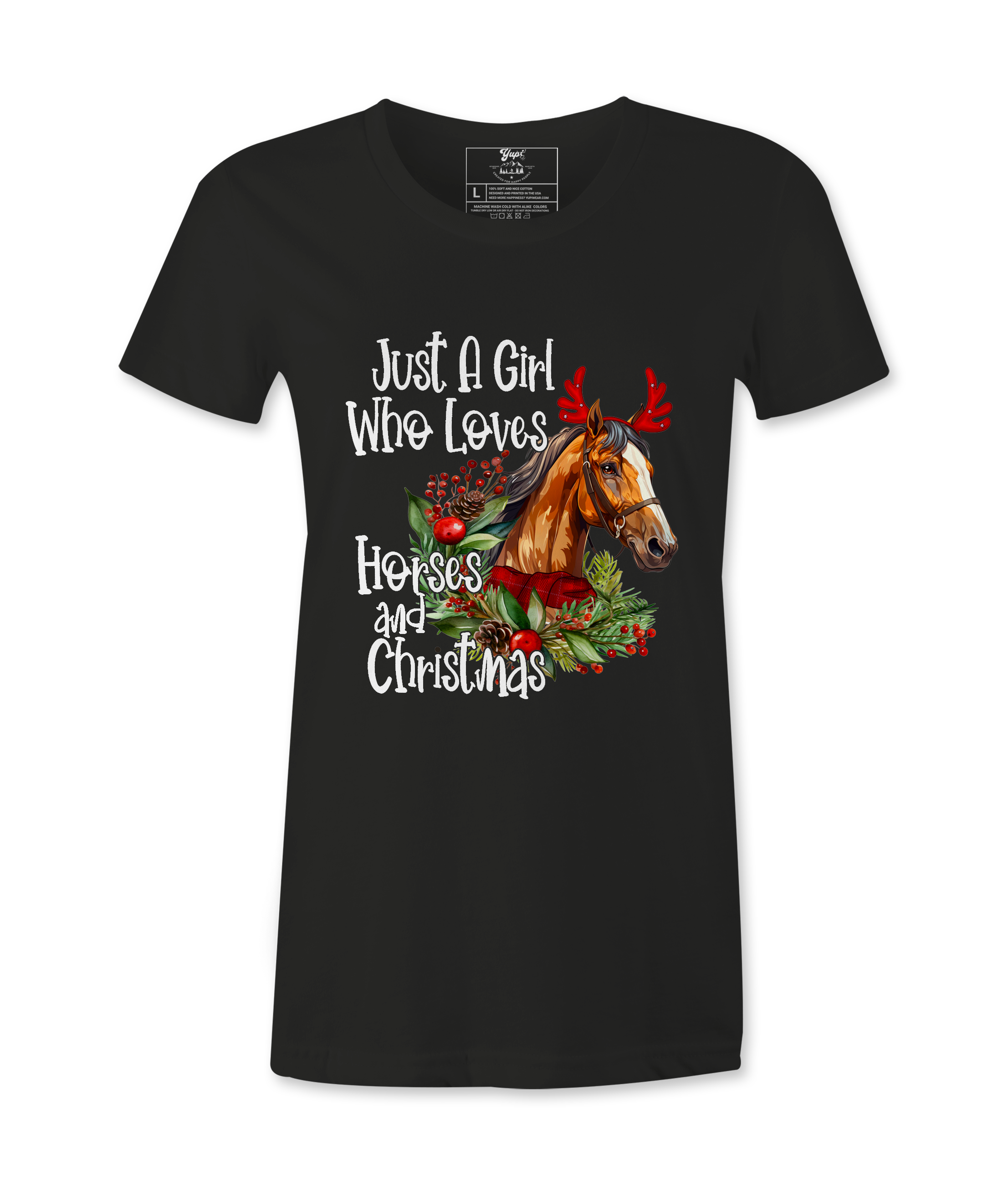 Just A Girl Who Loves - T-Shirt