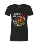 Just A Girl Who Loves - T-Shirt