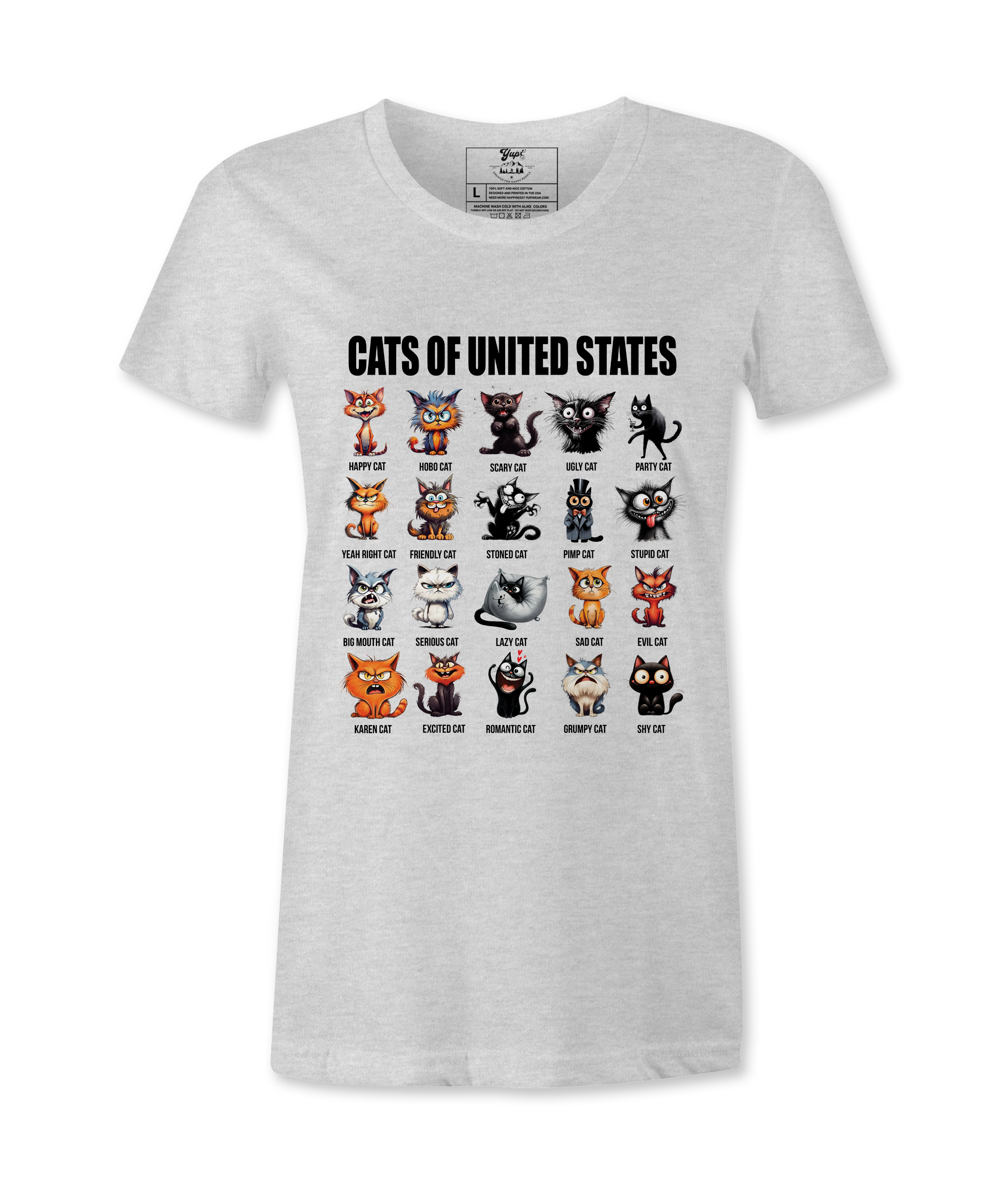 Cats of USA - T-shirt