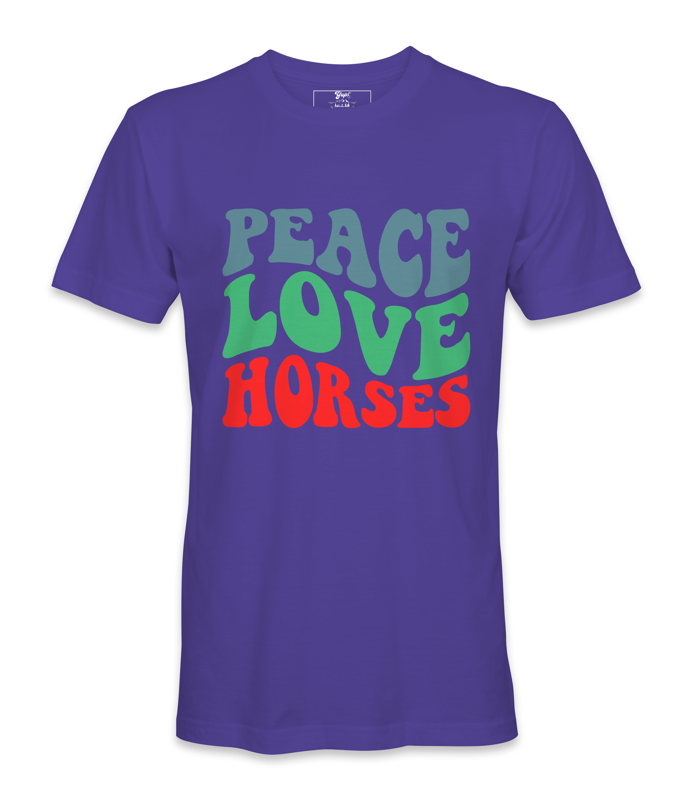 Peace Love  Horses - T-shirt