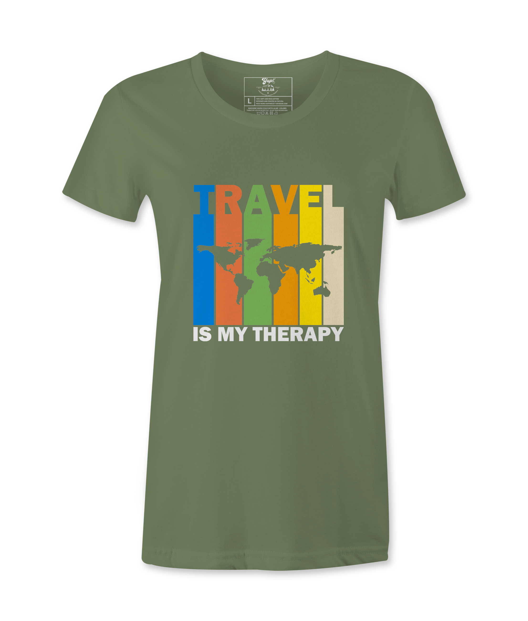 TravelIs My Therapy - T-shirt