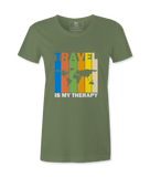 TravelIs My Therapy - T-shirt