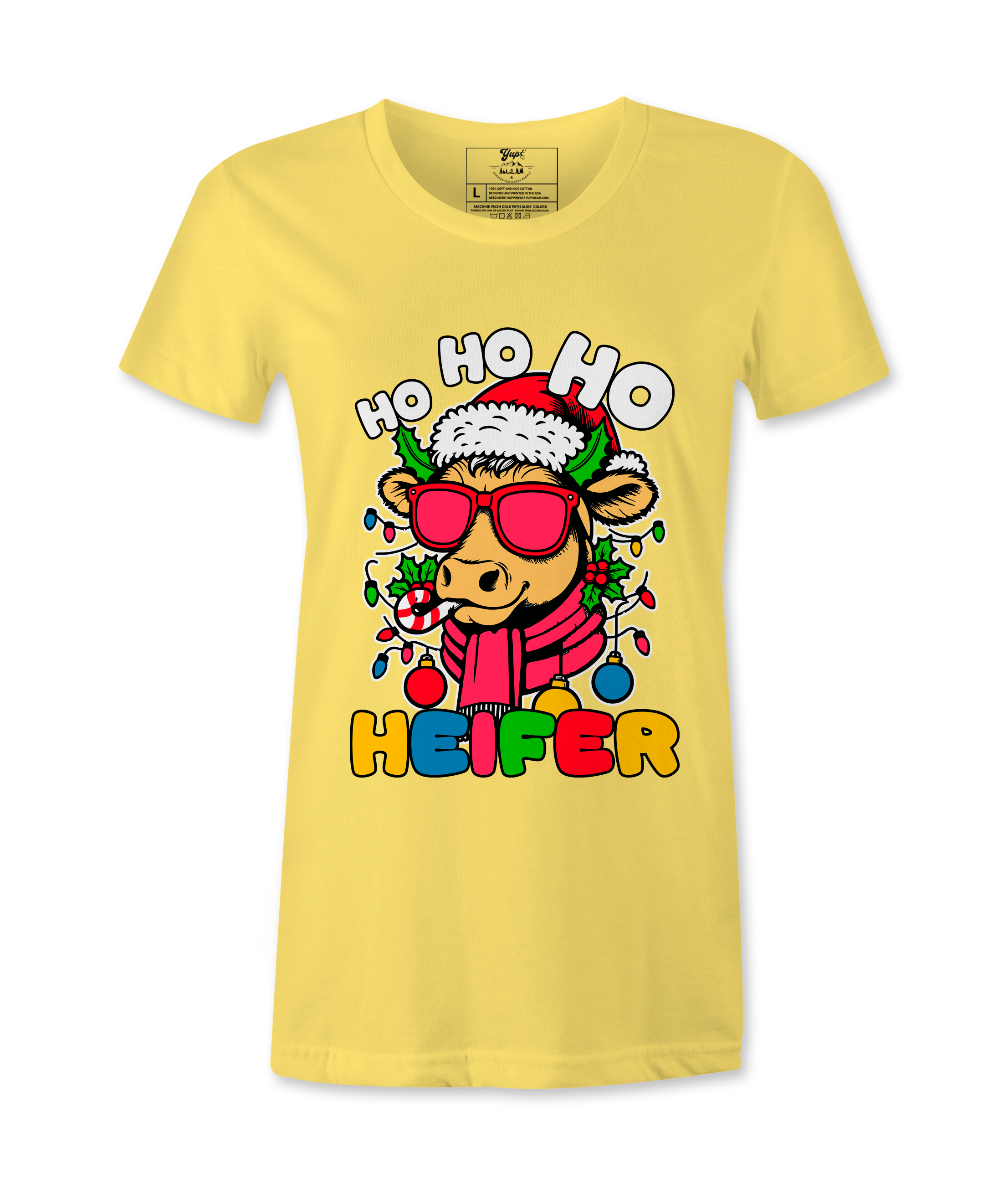 Ho Ho Ho  Heifer  - T-Shirt