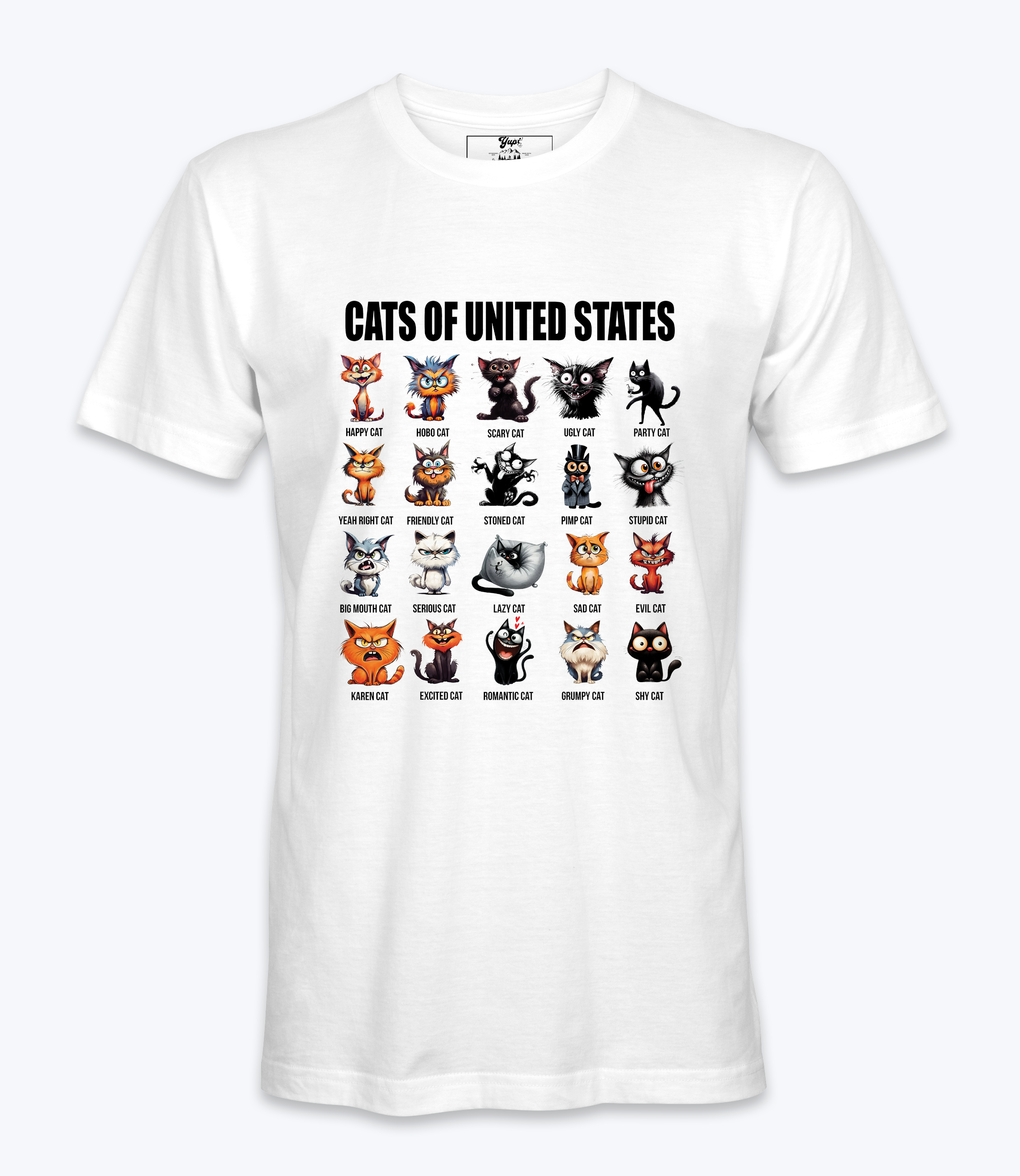 Cats of USA - T-shirt